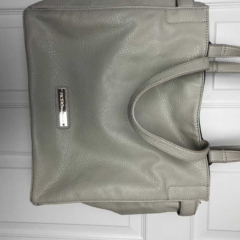 Bcbgeneration White Gray Medium Shoulder Bag Vint… - image 4